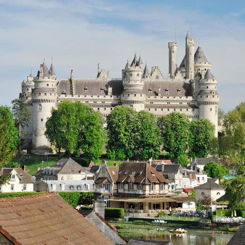Le château de Pierrefonds, dans l'Oise 