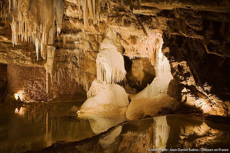 Les grottes de Lacave, dans le Périgord 