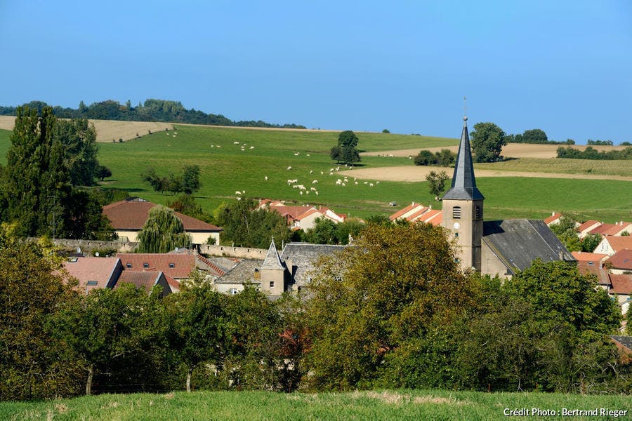 Le village de Rodemack, en Lorraine 