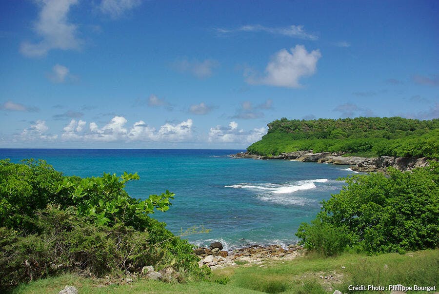 Pointe sud-ouest de l'île de la Désirade, Guadeloupe 