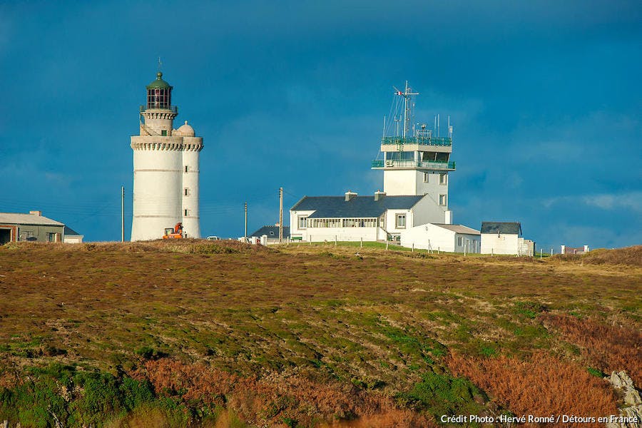 Le phare du Stiff, île d'Ouessant, Finistère, Bretagne 