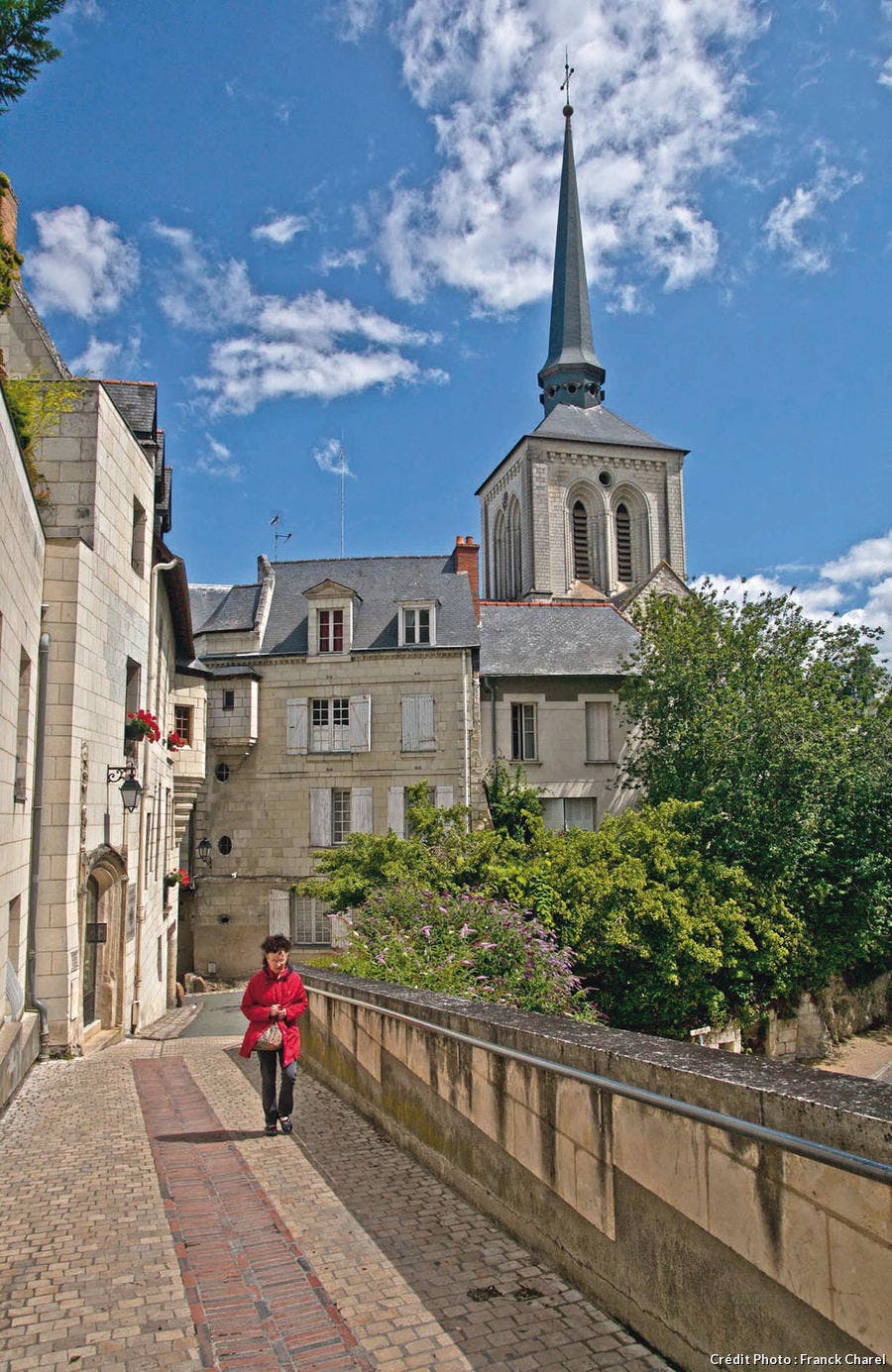 La rue Duplessis-Mornay à Saumur 