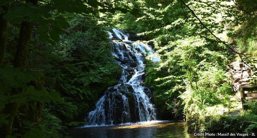 La cascade du Faymont dans les Vosges 