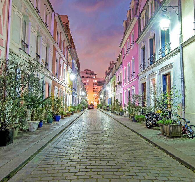 Rue crémieux à Paris 