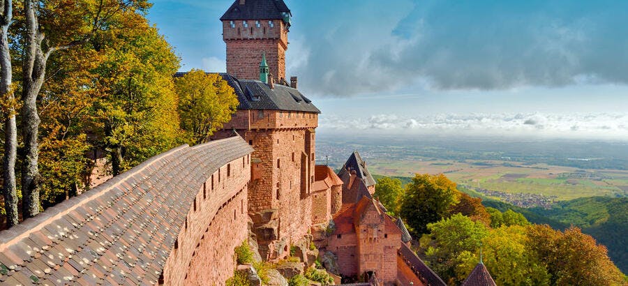 Le château du Haut-Koenigsbourg, à Orschviller 