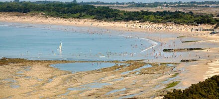 La conche des Baleines, sur l'île de Ré (Charente-Maritime) 