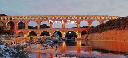 Le Pont du Gard en visite virtuelle sur Google Arts and Culture 