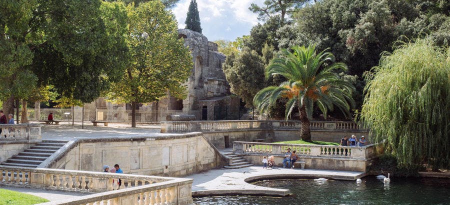 Les jardins de la Fontaine, à Nîmes