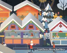 Affiche du marché de Noël de Metz