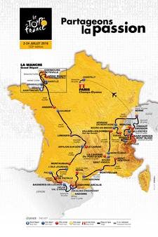 Parcours du Tour de France 2016